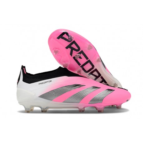 Botas Adidas Predator Elite LL FG Rosa Blanco Negro