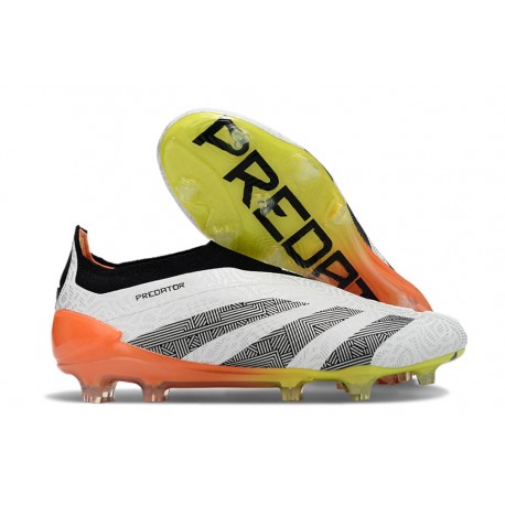 Botas Adidas Predator Elite LL FG Blanco Negro Arancione