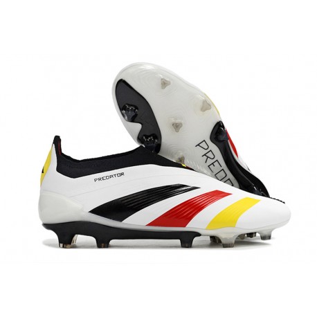 Botas Adidas Predator Elite LL FG Blanco Negro Rojo Amarillo