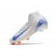 Nike Air Zoom Mercurial Superfly X Elite FG Blueprint Blanco Azul Carrera