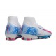 Nike Air Zoom Mercurial Superfly X Elite FG Blanco Azul Rosa