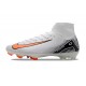 Nike Air Zoom Mercurial Superfly X Elite FG Blanco Naranja Negro