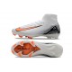 Nike Air Zoom Mercurial Superfly X Elite FG Blanco Naranja Negro