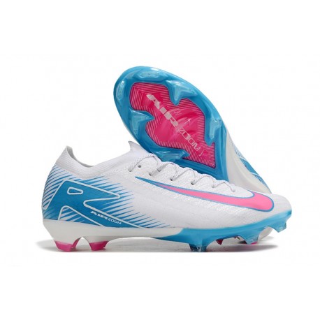 Bota de Fútbol Nike Mercurial Vapor 16 Elite FG Blanco Azul Rosa