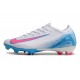 Bota de Fútbol Nike Mercurial Vapor 16 Elite FG Blanco Azul Rosa