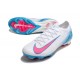 Bota de Fútbol Nike Mercurial Vapor 16 Elite FG Blanco Azul Rosa