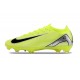 Bota de Fútbol Nike Mercurial Vapor 16 Elite FG Amarillo Negro Plateado