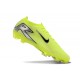 Bota de Fútbol Nike Mercurial Vapor 16 Elite FG Amarillo Negro Plateado