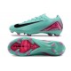 Bota de Fútbol Nike Mercurial Vapor 16 Elite FG Cian Negro Rosa