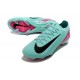 Bota de Fútbol Nike Mercurial Vapor 16 Elite FG Cian Negro Rosa