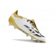 adidas Predator Elite Foldover Tongue FG Blanco Oro Plata