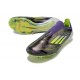 Tacos de Futbol adidas F50 Elite Laceless FG Morado Unity Blanco Limón Lúcido