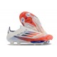 adidas F50+ Elite Sin Cordones FG Ftwr Blanco Azul Lúcido Rojo