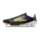 adidas F50+ Elite Sin Cordones FG Morado Unity Blanco Limón Lúcido