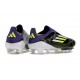 adidas F50+ Elite Sin Cordones FG Morado Unity Blanco Limón Lúcido