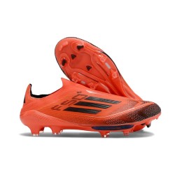 adidas F50+ Elite Sin Cordones FG Rojo Negro