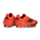 adidas F50+ Elite Sin Cordones FG Rojo Negro