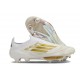 adidas F50+ Elite Sin Cordones FG Ftwr Blanco Dorado Met