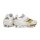 adidas F50+ Elite Sin Cordones FG Ftwr Blanco Dorado Met