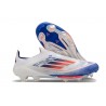 adidas F50+ Elite Sin Cordones FG Ftwr Blanco Azul Lúcido Rojo