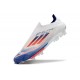 adidas F50+ Elite Sin Cordones FG Ftwr Blanco Azul Lúcido Rojo