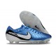 Botas de fútbol Nike Tiempo Legend 10 Elite FG Azul Blanco