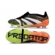 adidas Predator Elite Foldover Tongue FG Negro Blanco Naranja Verde