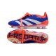 adidas Predator Elite Foldover Tongue FG Azul Lúcido Ftwr Blanco Rojo Solar