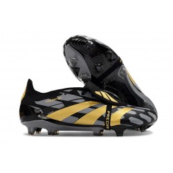 adidas Predator Elite Foldover Tongue FG Negro Dorado